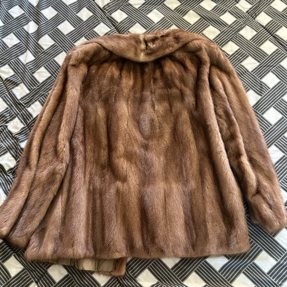 Vintage 1950's Fur Coat - Picture 2 of 7